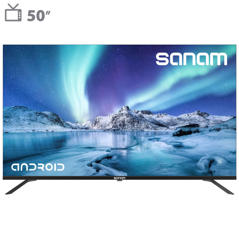 تلویزیون 50 اینچ ال ای دی هوشمند صنام مدل SLS-50M1893